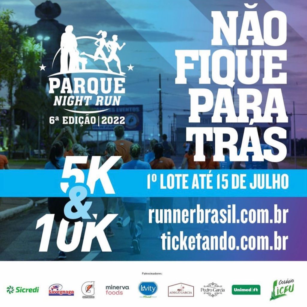 6ª Parque Night Run está confirmada para 6 de agosto no Parque do Peão -  Barretos News